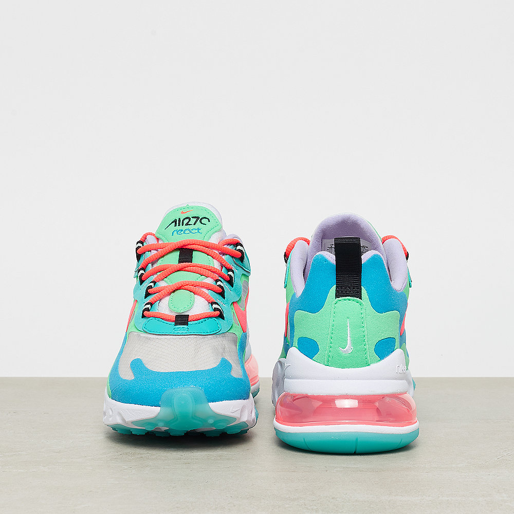 NIKE Air Max 270 React electro green/flash crimson blue lagoon