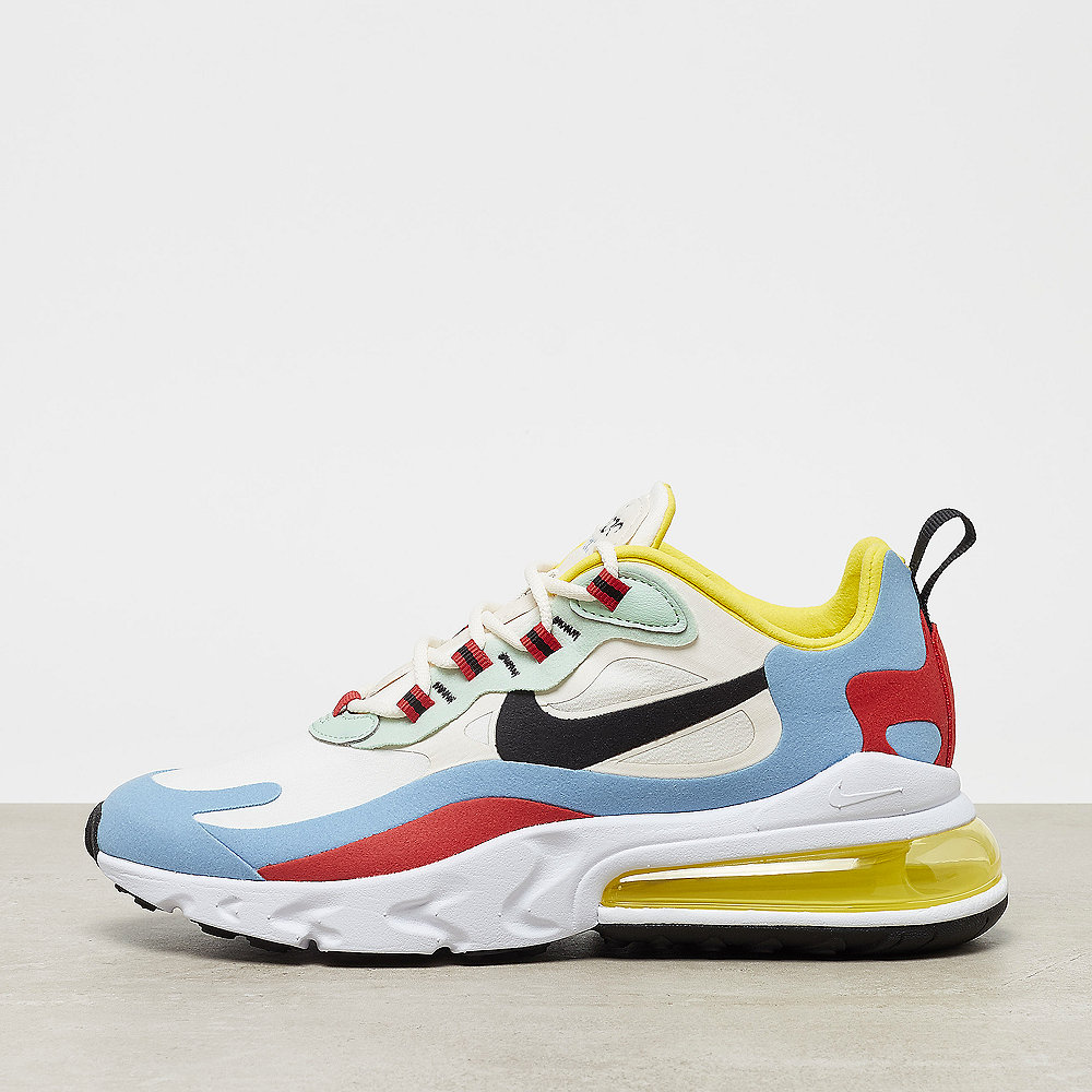 NIKE Air Max 270 React phantom/black-light blue-university red