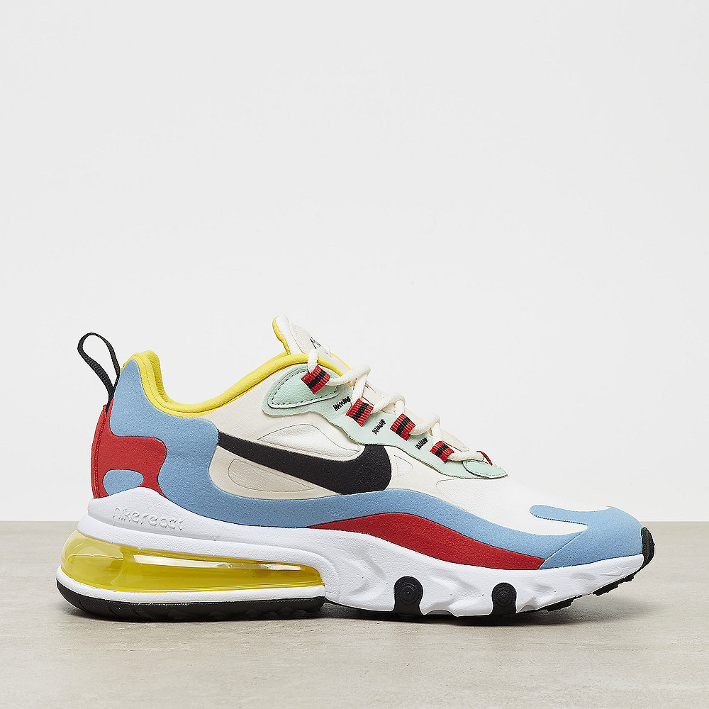 NIKE Air Max 270 React phantom/black-light blue-university red