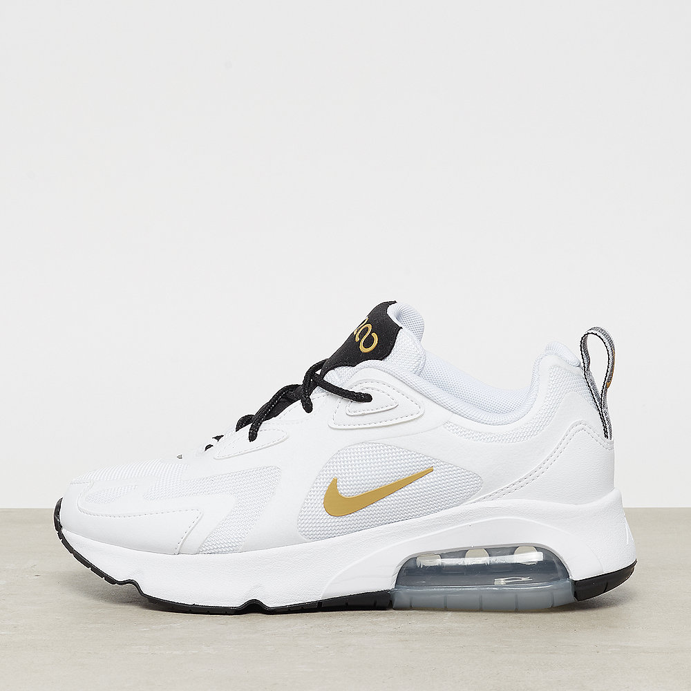 NIKE Air Max 200 white/metallic gold black