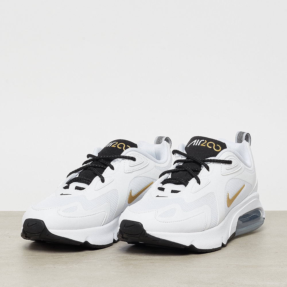 NIKE Air Max 200 white/metallic gold black