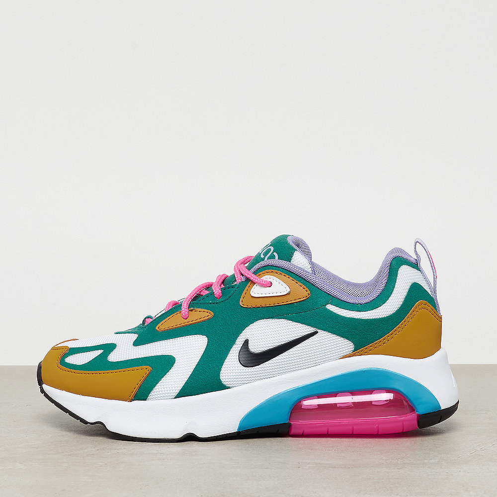 NIKE Air Max 200 mystic green/white-gold suede