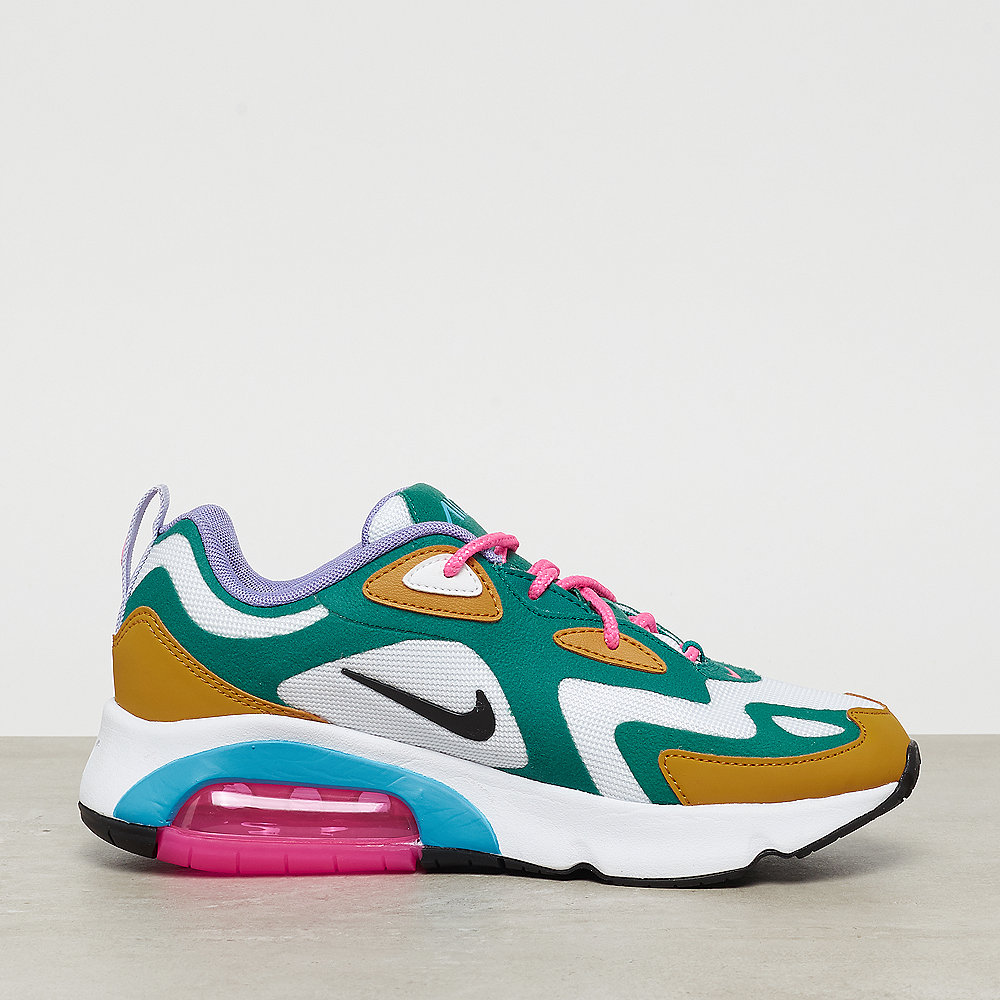 NIKE Air Max 200 mystic green/white-gold suede