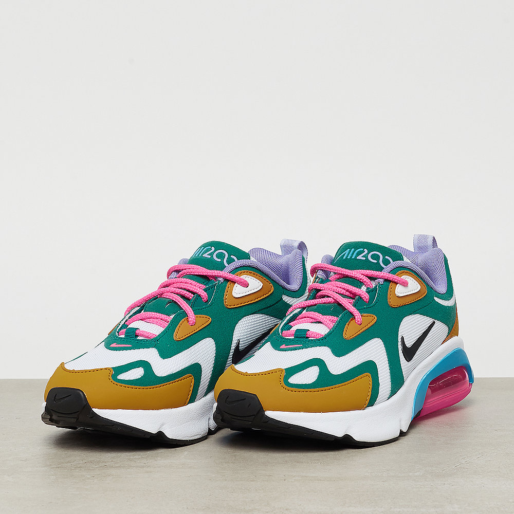NIKE Air Max 200 mystic green/white-gold suede
