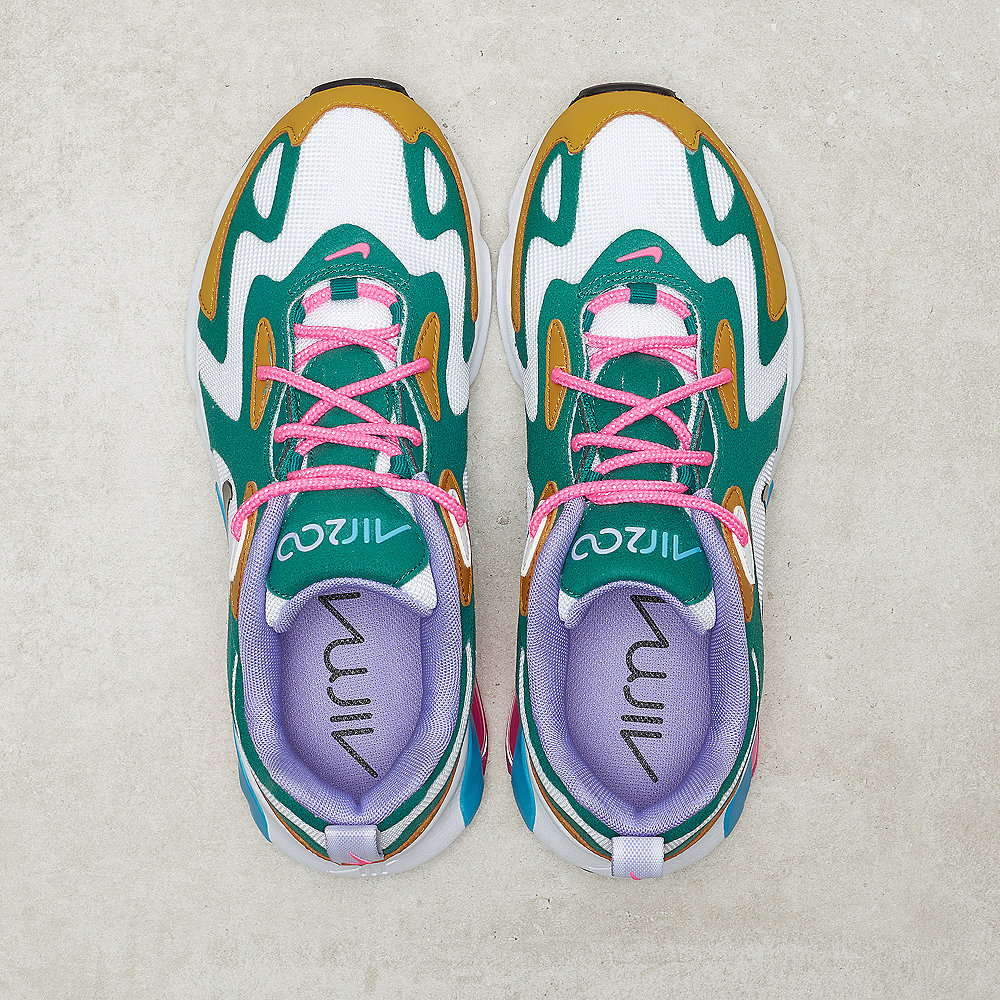 NIKE Air Max 200 mystic green/white-gold suede