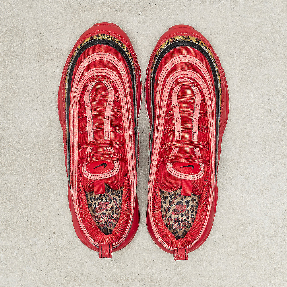 NIKE Air Max 97 unversity red / black print