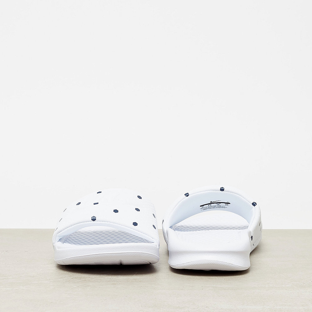 NIKE Benassi white/white midnight navy