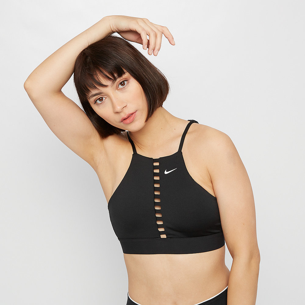 NIKE Indy Lattice Bra black/white