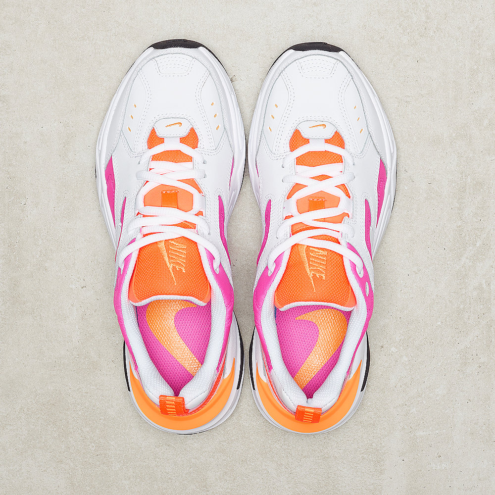 NIKE M2K Tekno white/white-laser fuchsia-hyper crimson