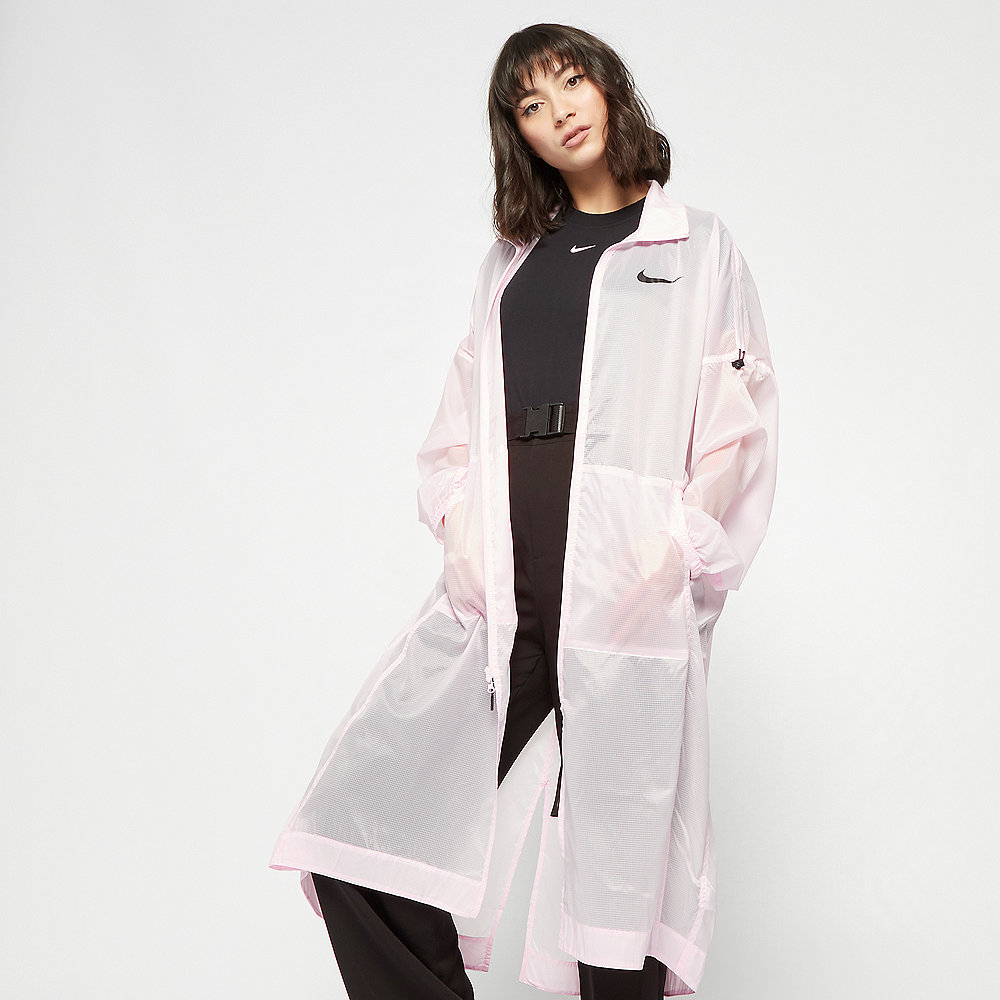 NIKE NSW Jacket Woven Swoosh pink foam/black