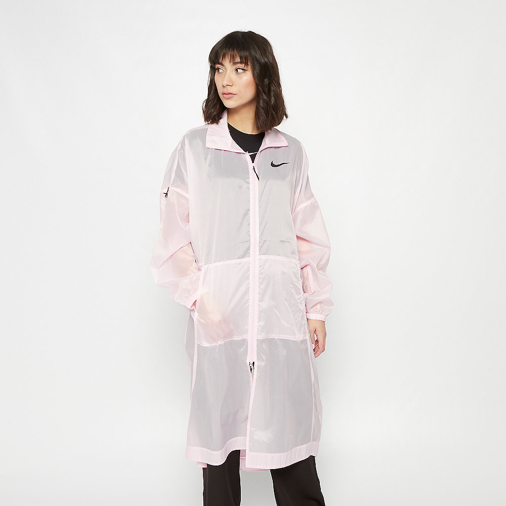 NIKE NSW Jacket Woven Swoosh pink foam/black