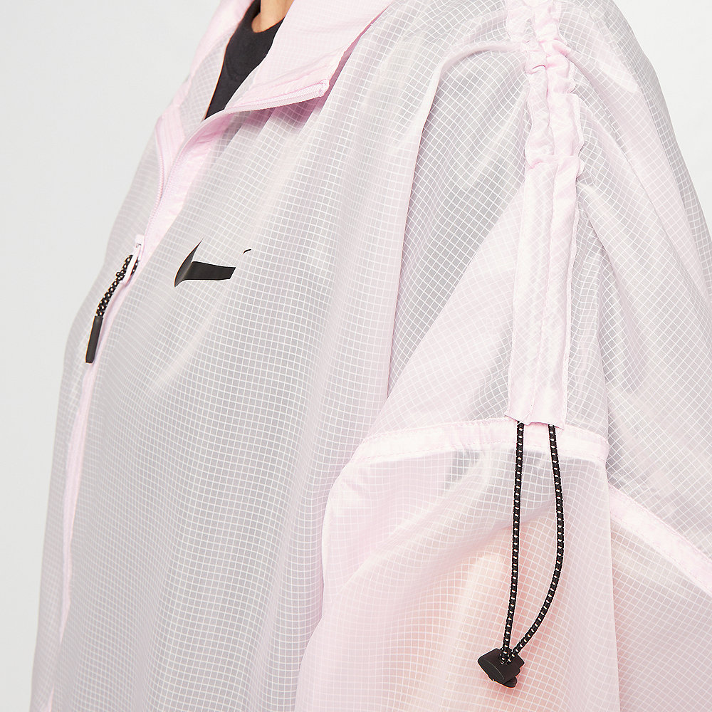 NIKE NSW Jacket Woven Swoosh pink foam/black
