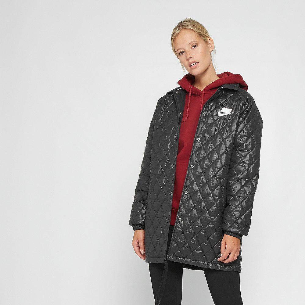 NIKE NSW Stepp-Jacke Quilted black/university red/white