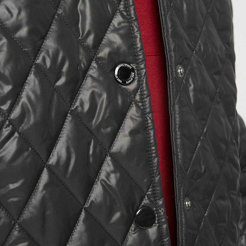 NIKE NSW Stepp-Jacke Quilted black/university red/white
