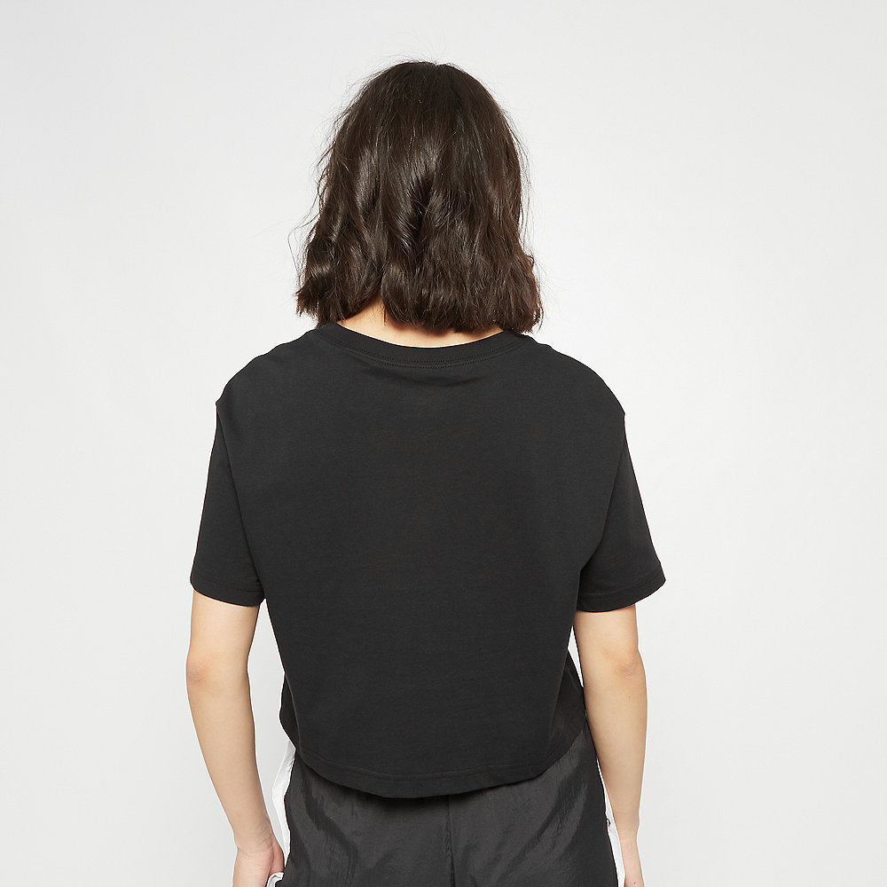 NIKE NSW Tee Essential Crop Icon Futura black/white