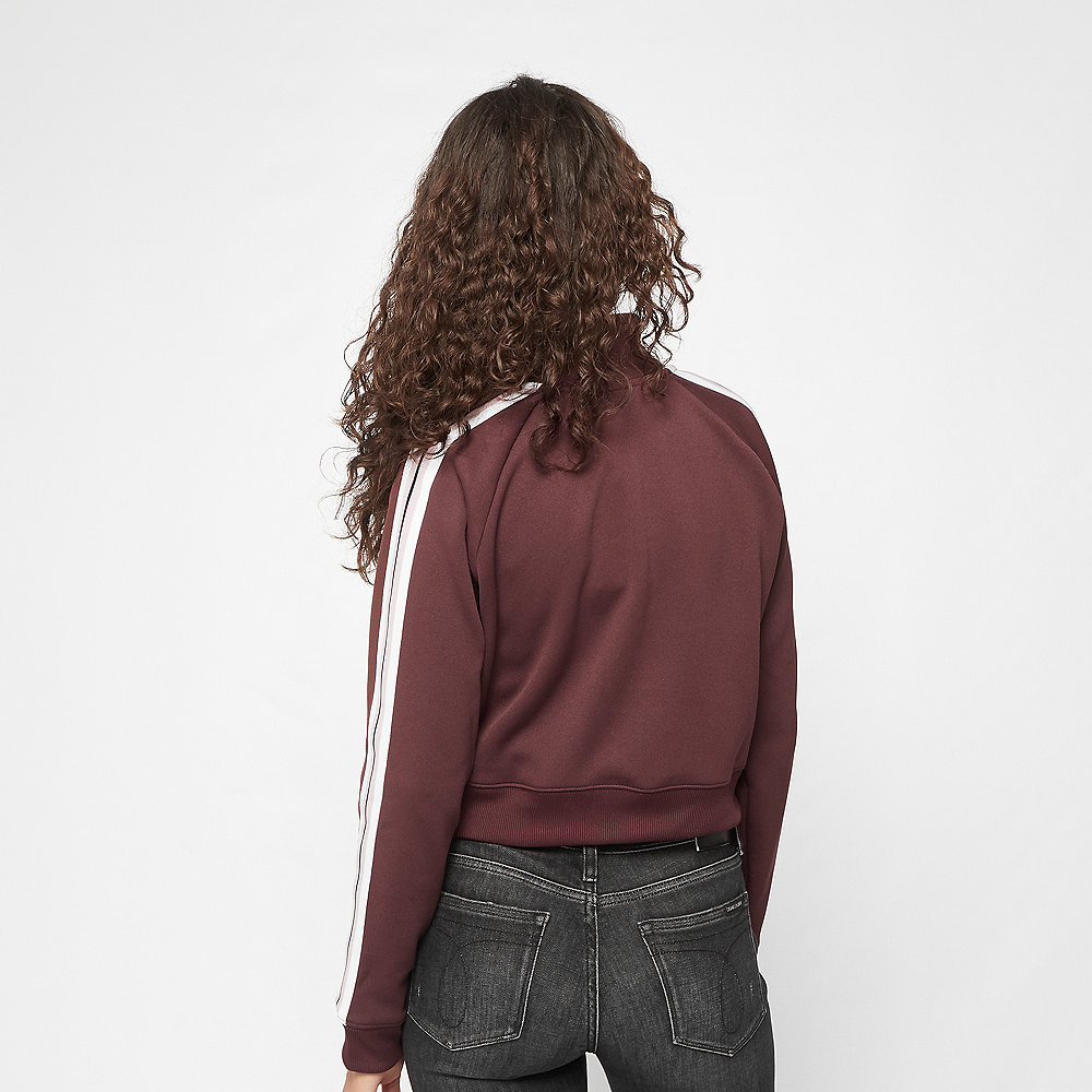 NIKE NSW Top Longsleeve SHDW STRP el dorado/plum chalk/white