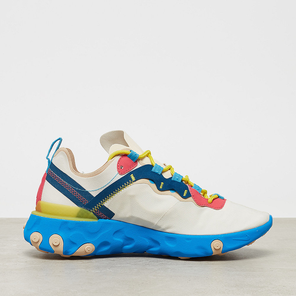 NIKE React Element 55 light cream/desert ore-lt blue fury