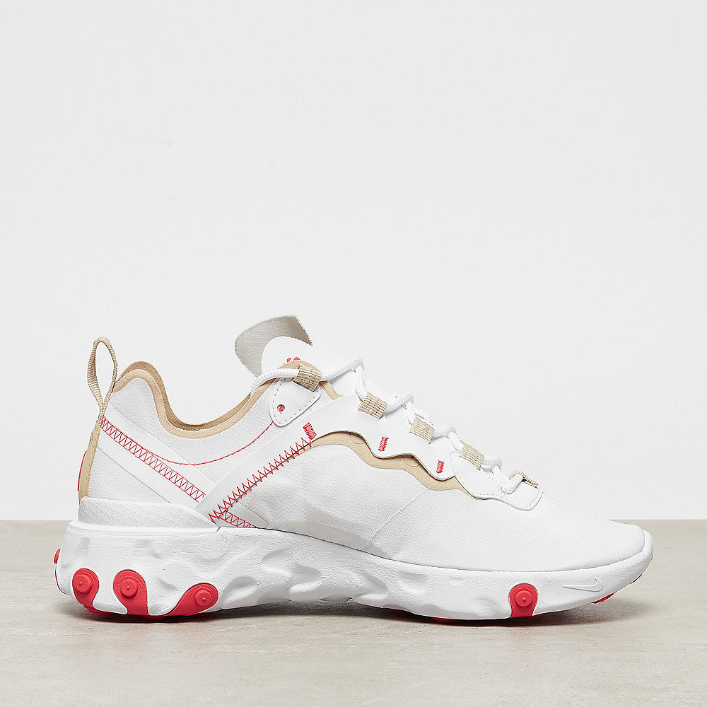 NIKE React Element 55 white/desert ore-white-ember glow
