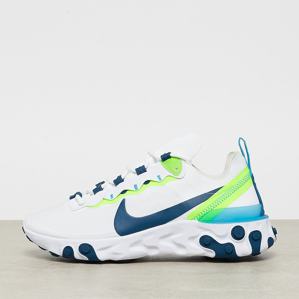 NIKE React Element 55 white/blue force-summit white