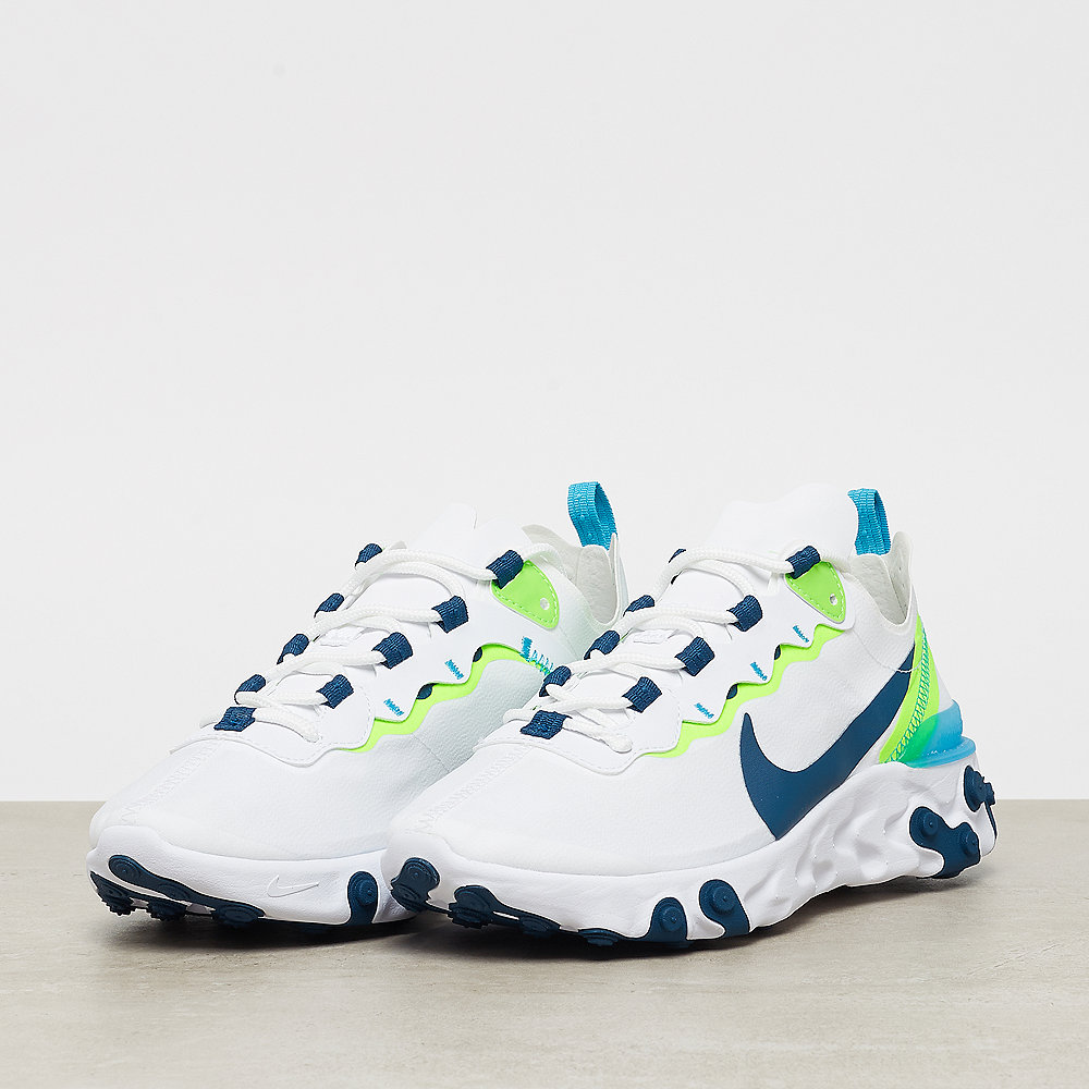 NIKE React Element 55 white/blue force-summit white