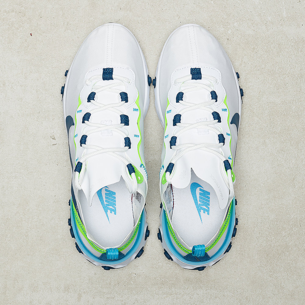 NIKE React Element 55 white/blue force-summit white