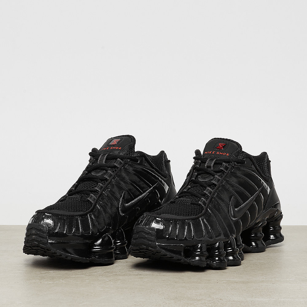 NIKE Shox TL black/black mtlc hematite-max orange