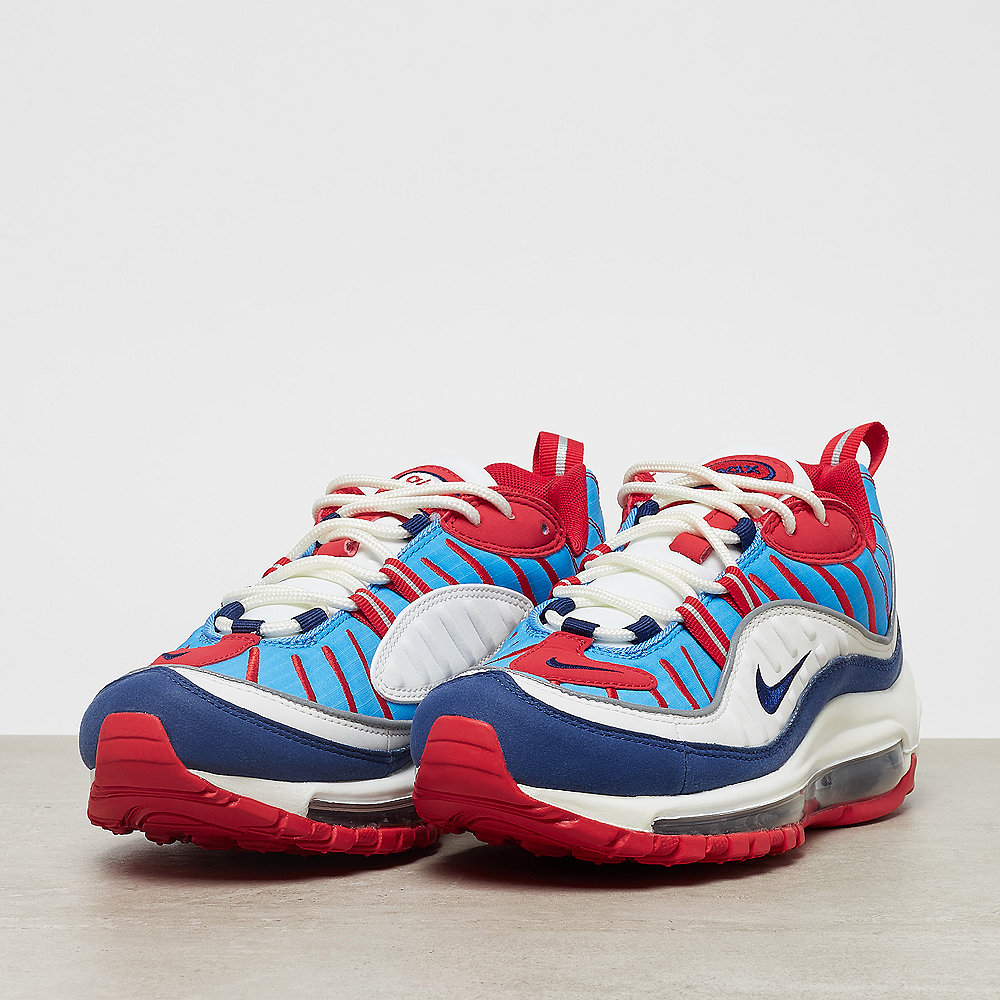 NIKE Wmns Air Max 98 summit white/blue void-university red