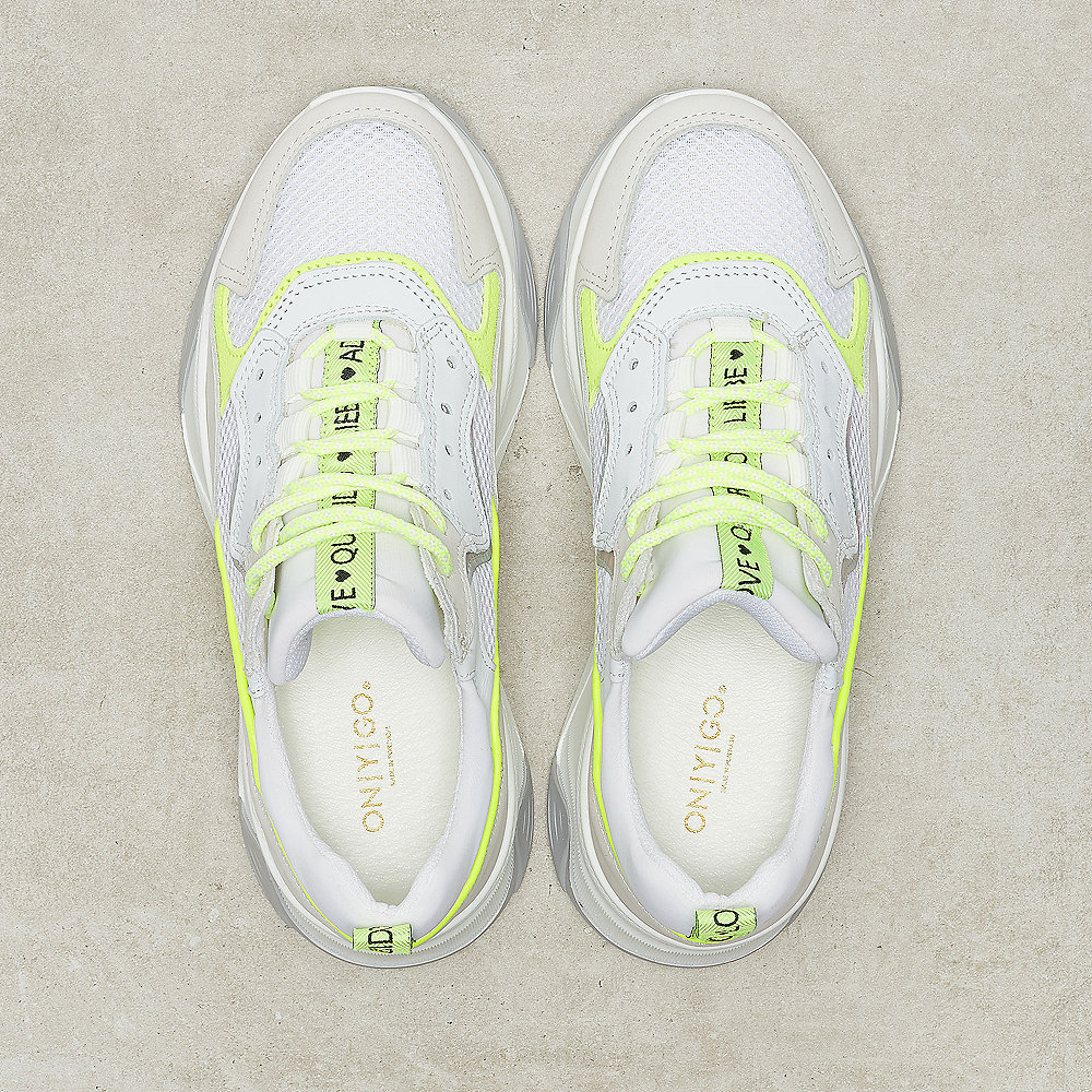 ONYGO Lulu light grey/neon green