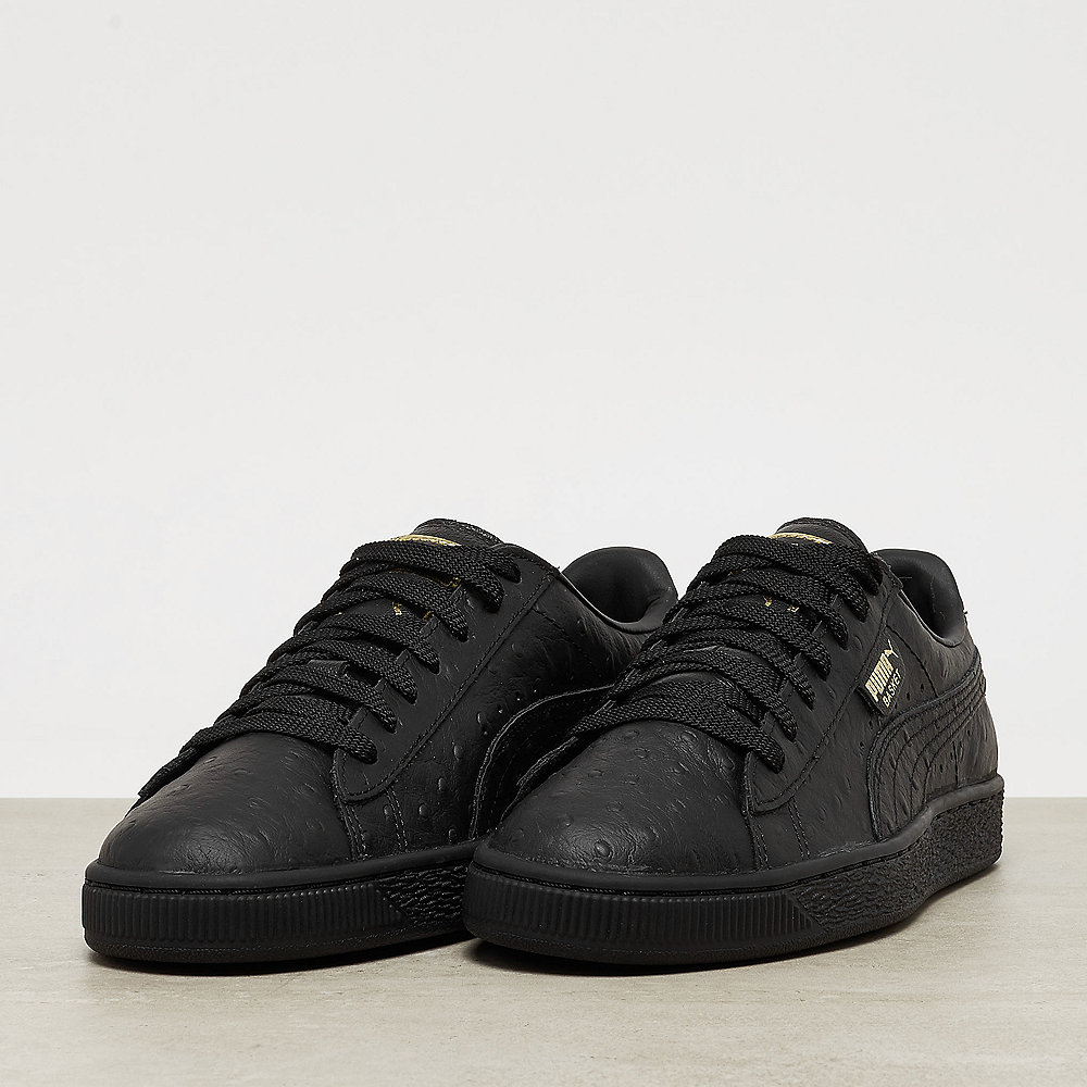 Puma Basket Ostrich Wns puma black-puma silver