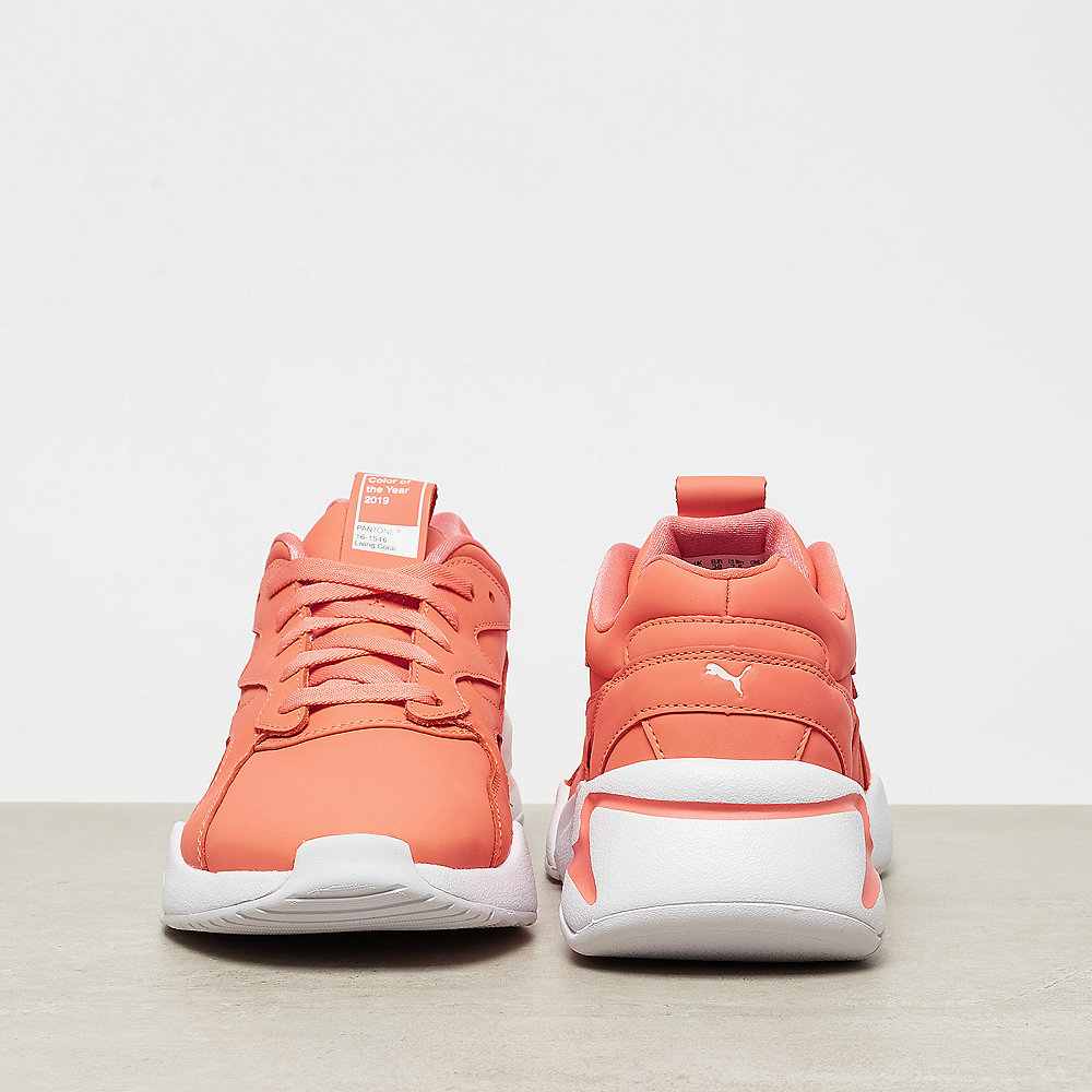 Puma Nova X Pantone living coral-puma white