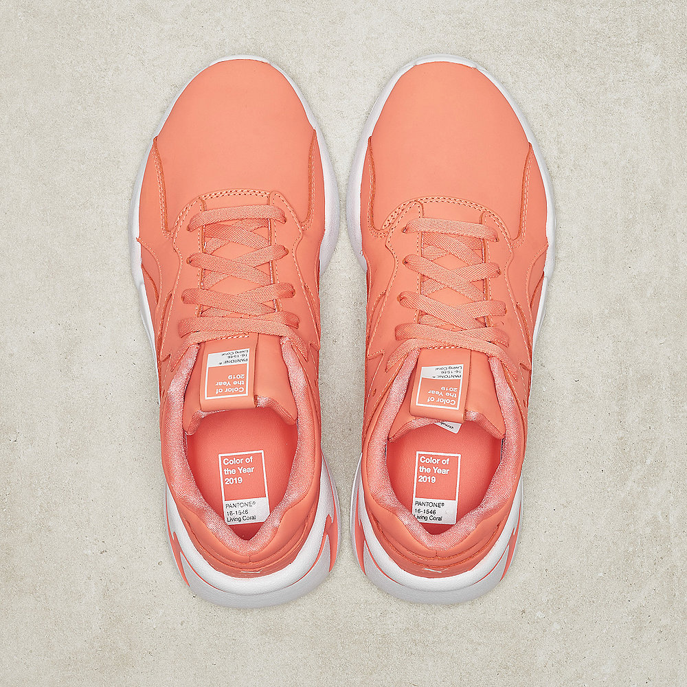 Puma Nova X Pantone living coral-puma white