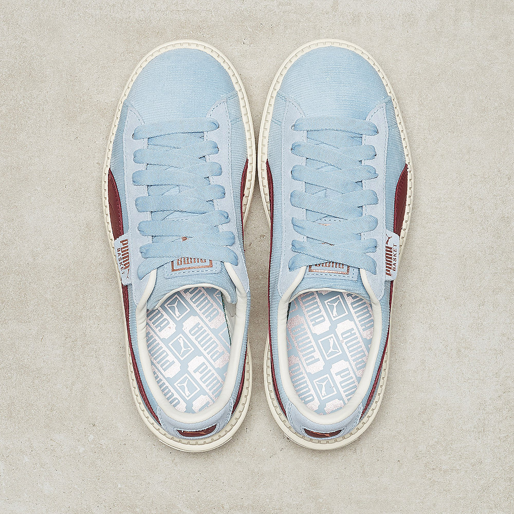 Puma Platform Trace Corduroy cerulean/pomegranate