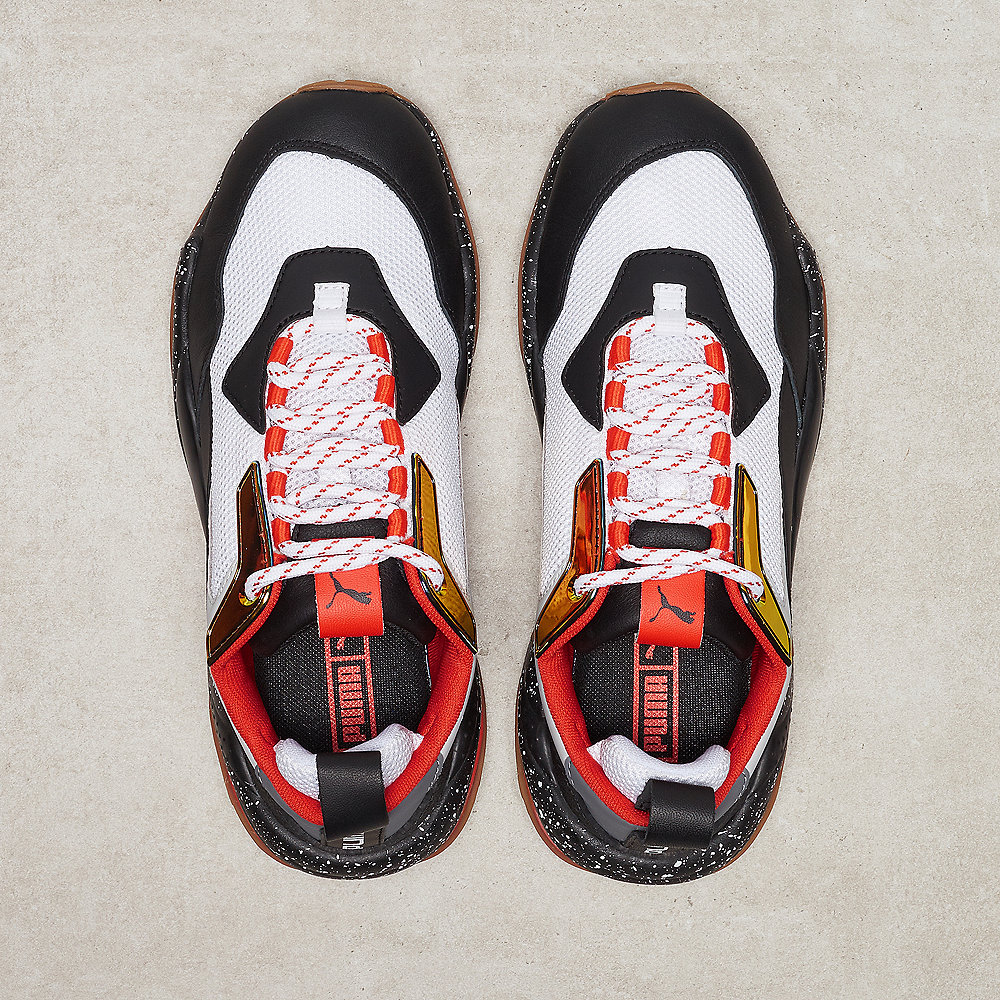 Puma Thunder Electric puma white-puma black-mandarine red