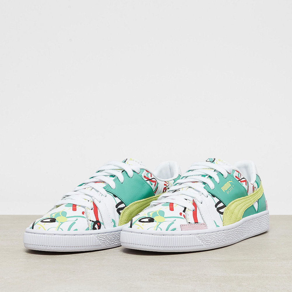 Puma PUMA x Shantell Martin Basket Graphic puma white-sunny lime