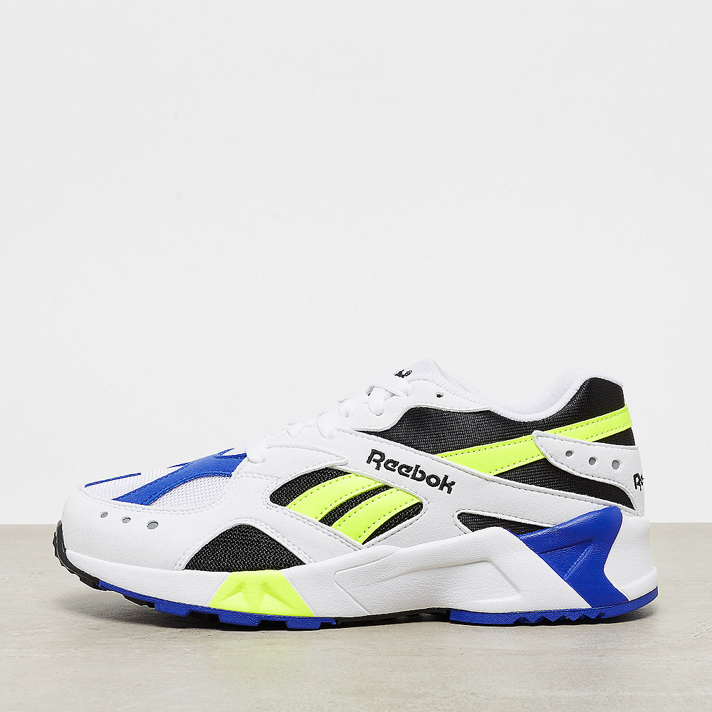Reebok Aztrek white/black/crushed clobalt/solar yellow