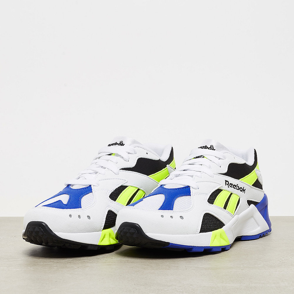 Reebok Aztrek white/black/crushed clobalt/solar yellow