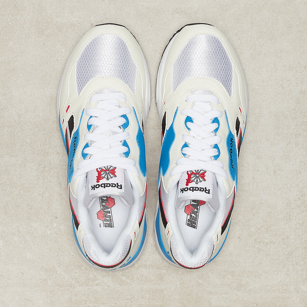 Reebok Bolton chalk/white/red rush/california blue/black