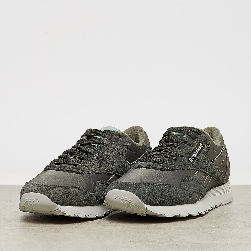 Reebok CL Nylon R top dark cypress/terrain grey/skull grey/green