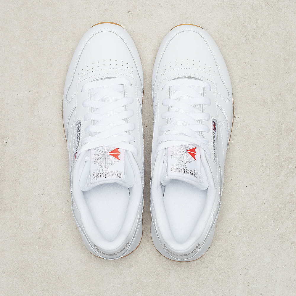 Reebok Classic Leather Double white/silver met/gum