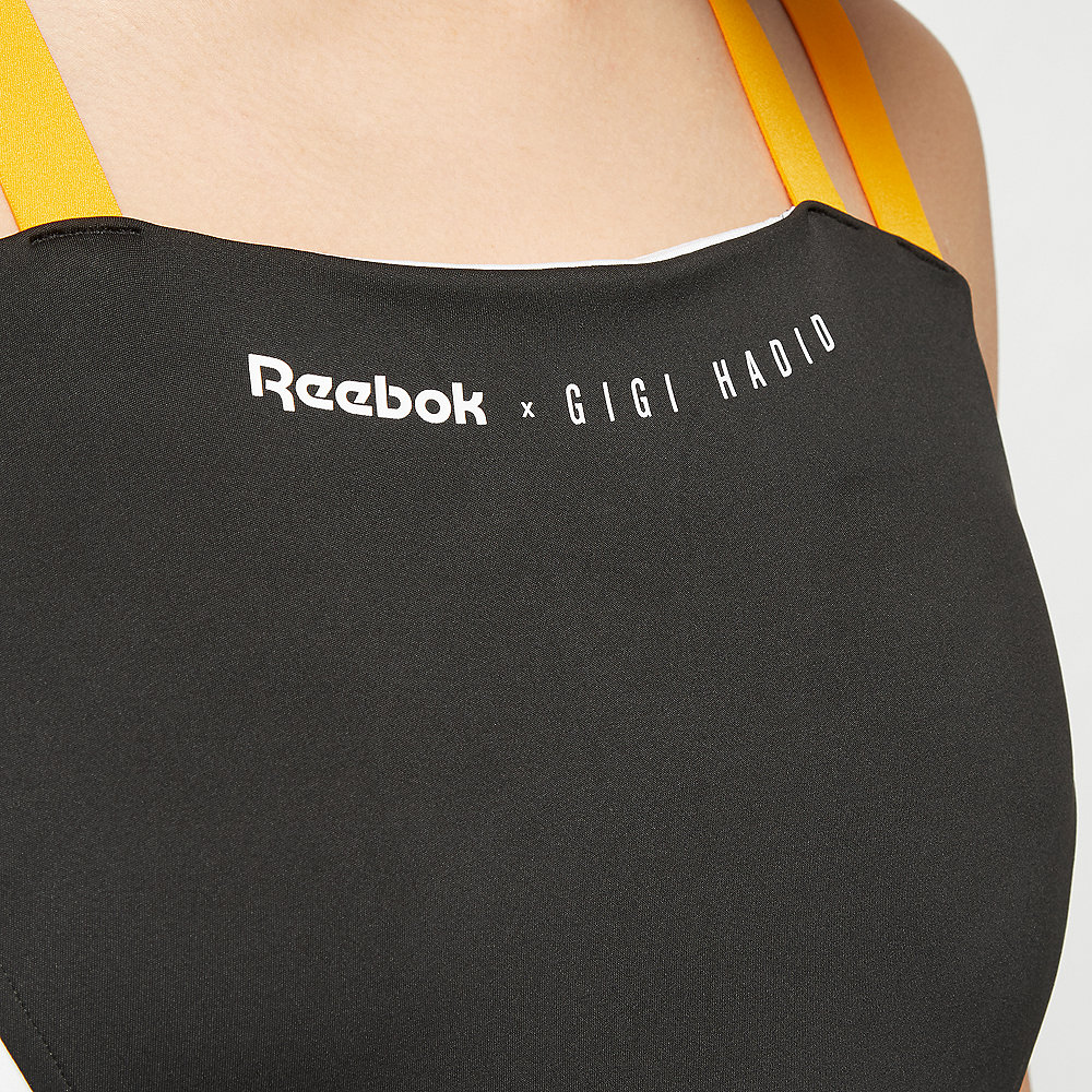 Reebok Gigi Bodysuit Workout Bra light support black