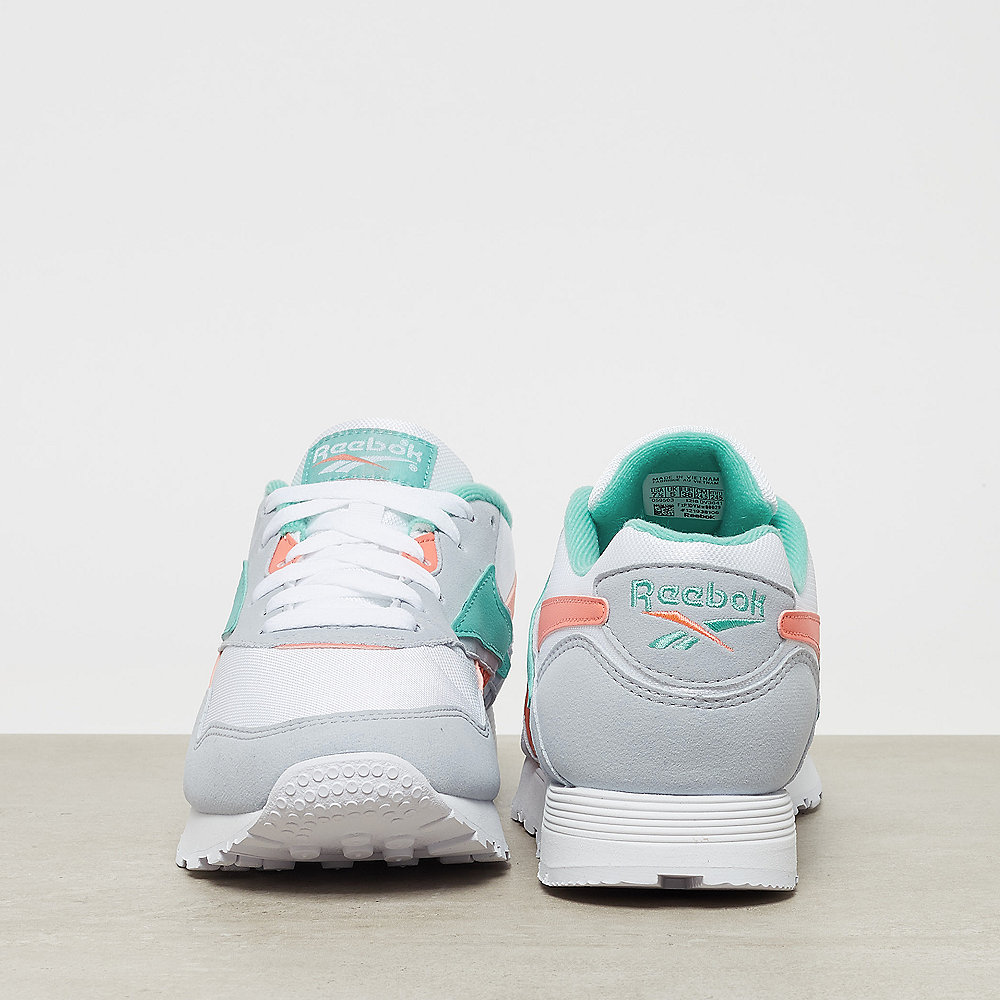 Reebok Rapide SYN white/cloud grey/emerald sea/steel pink