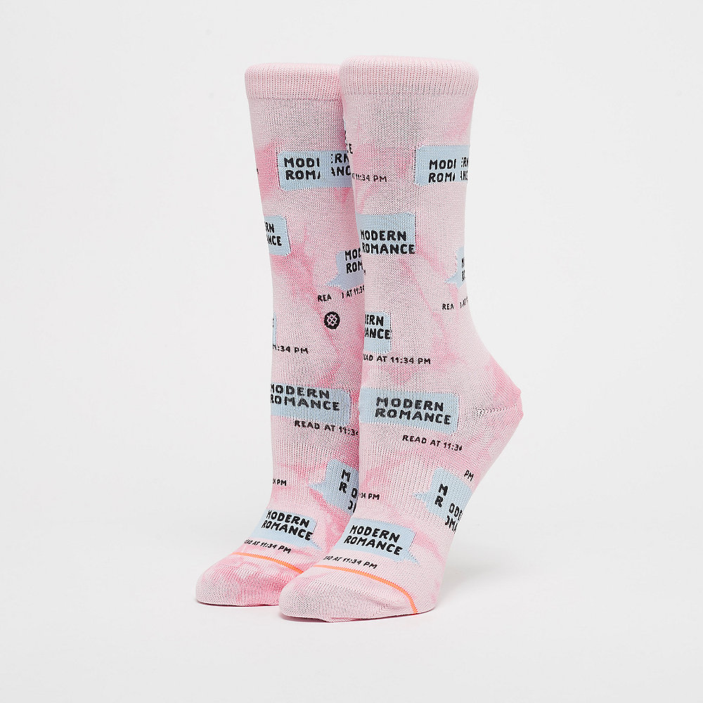 Stance Modern Romance Crew Sock pink
