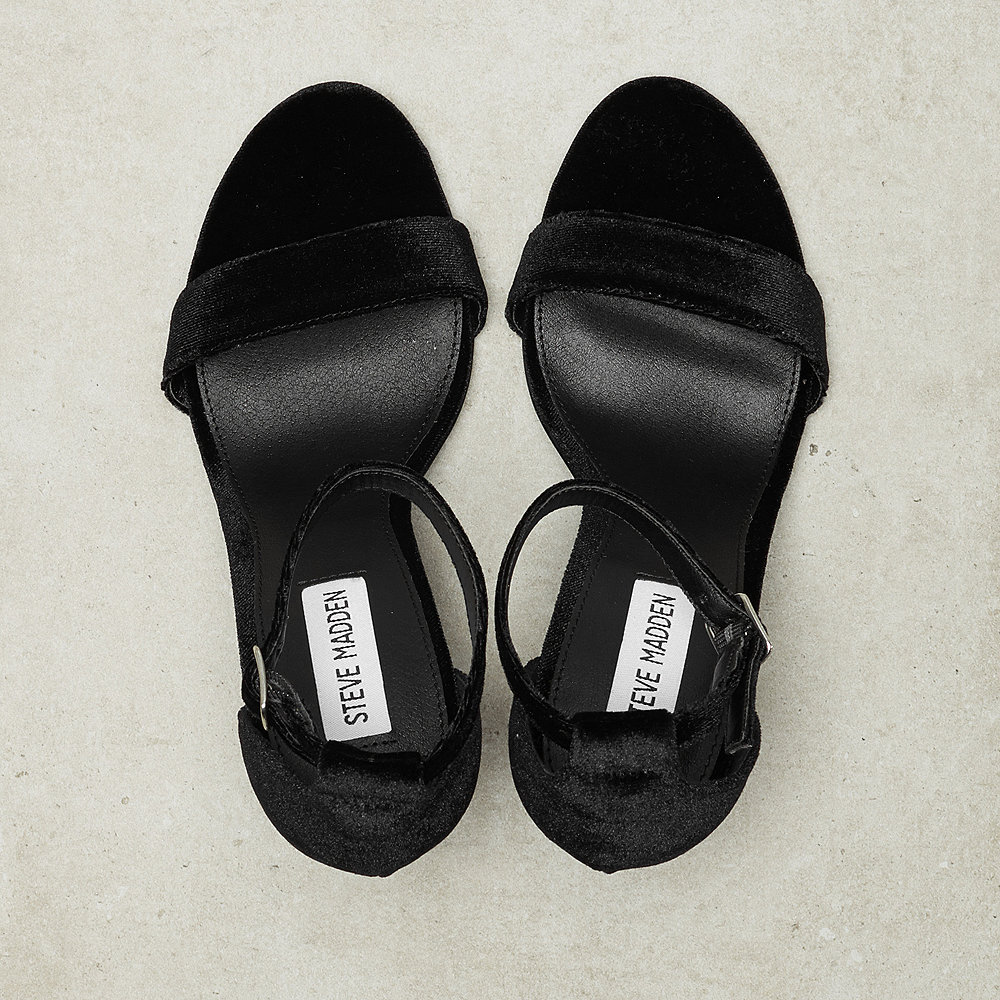 Steve Madden Carrson black velvet