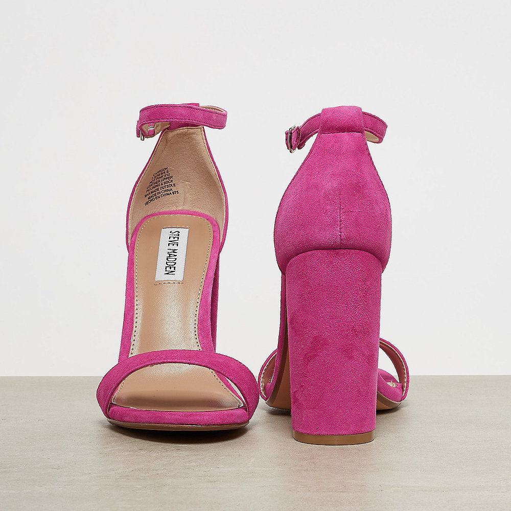 Steve Madden Carrson hot pink suede