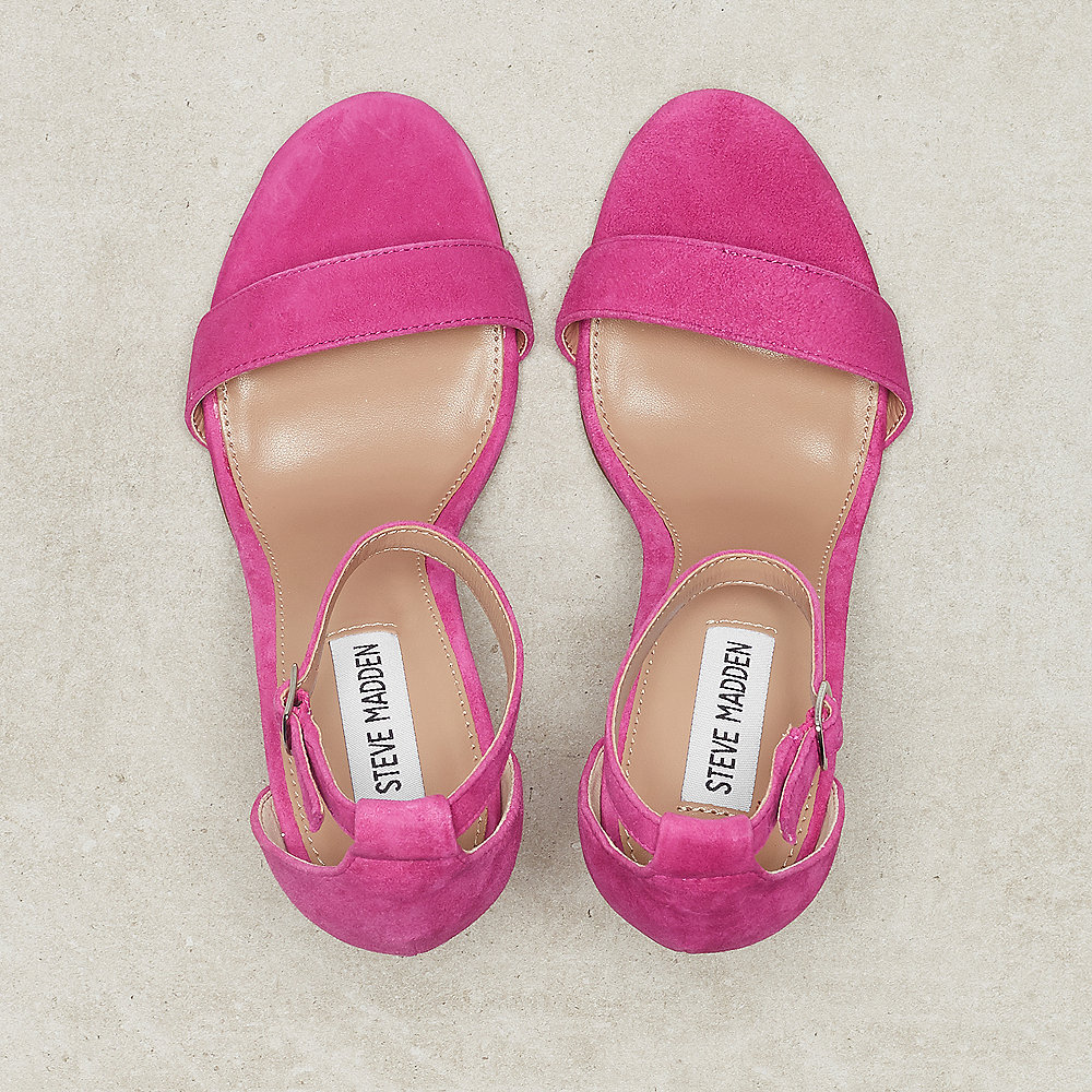 Steve Madden Carrson hot pink suede