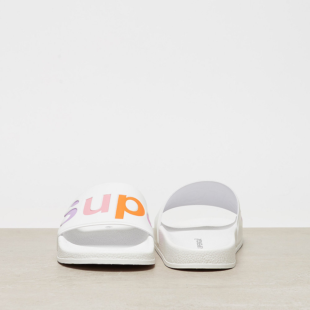 Superga Slides PVC white mutli