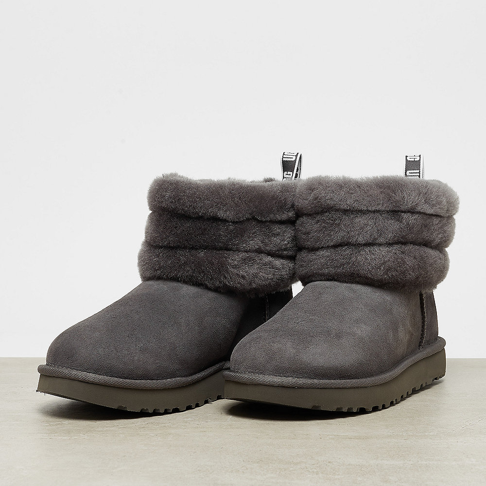 UGG Fluff Mini Quilted charcoal