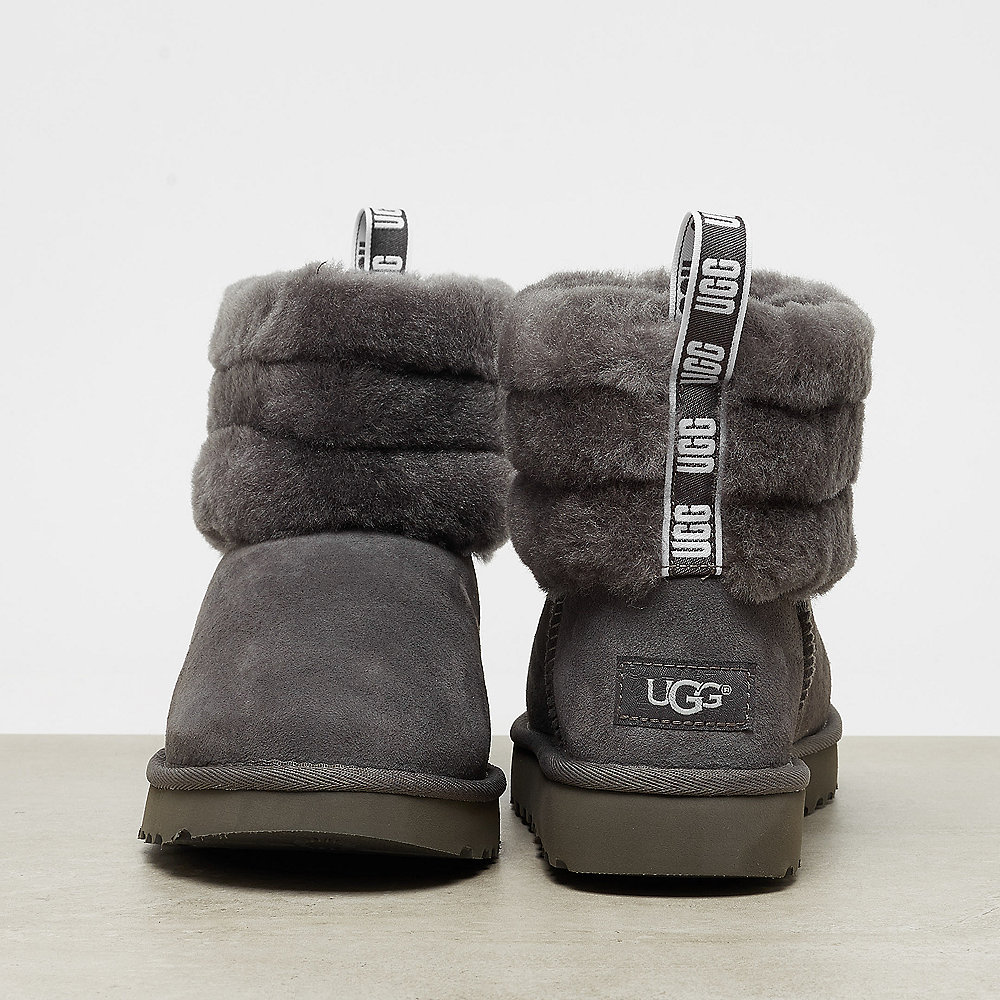 UGG Fluff Mini Quilted charcoal