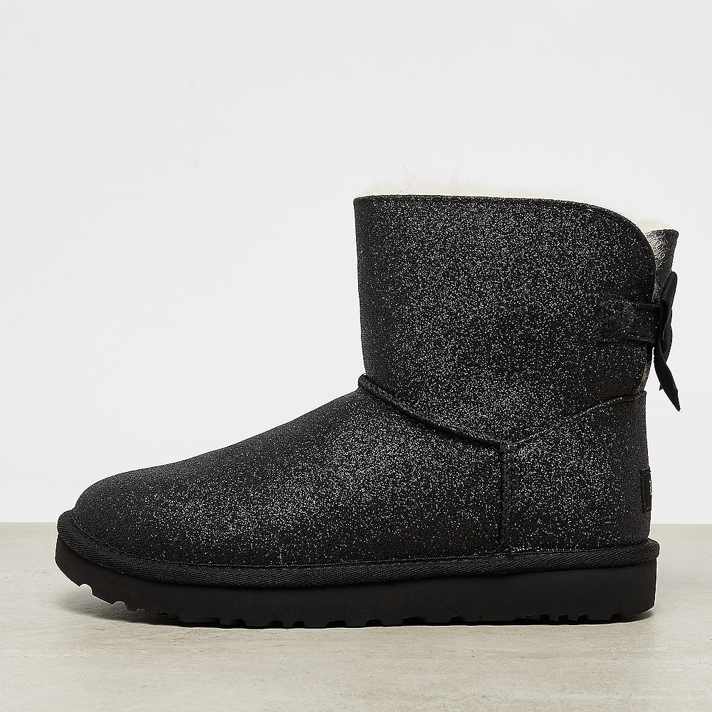 UGG Mini Bailey Bow Sparkle black