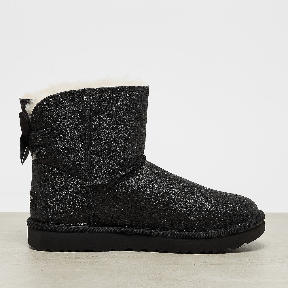 UGG Mini Bailey Bow Sparkle black